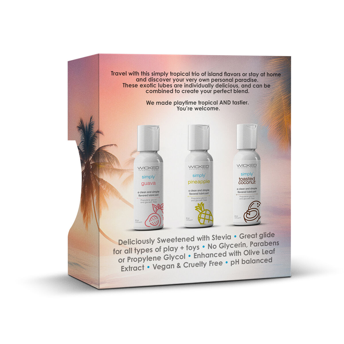 Gleitmittel Wicked Sensual Care 3 x 30 ml